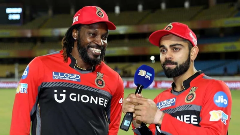 Virat kohli and CH  Gayle