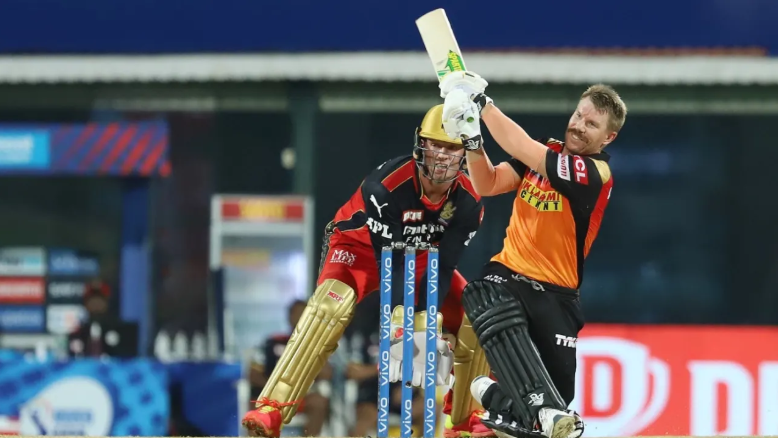 David Warner During RCB vs SRH Head to Head