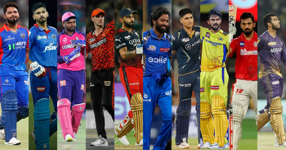 IPL Captains 2025 RCB, CSK, MI, KKR & Others