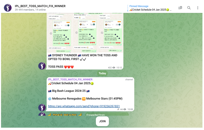 Telegram Prediction Scam